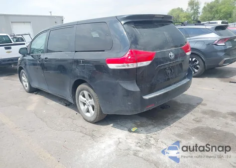 2012 Toyota Sienna Le 8 Passenger из США, поврежденный, VIN 5TDKA3DC5CS015624